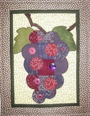 HNH28 Fruit In Patches - Grapes Paper Pattern