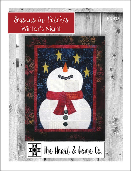 HNH38 Seasons In Patches Winter's Night Paper Pattern