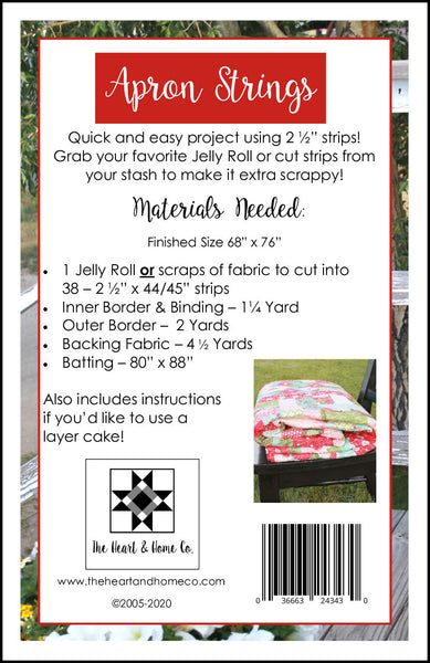 HNH103 Apron Strings PDF Pattern