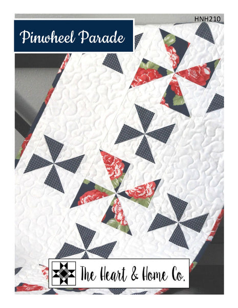 HNH210 Pinwheel Parade Tablerunner Quilt Pattern ~ Paper Pattern