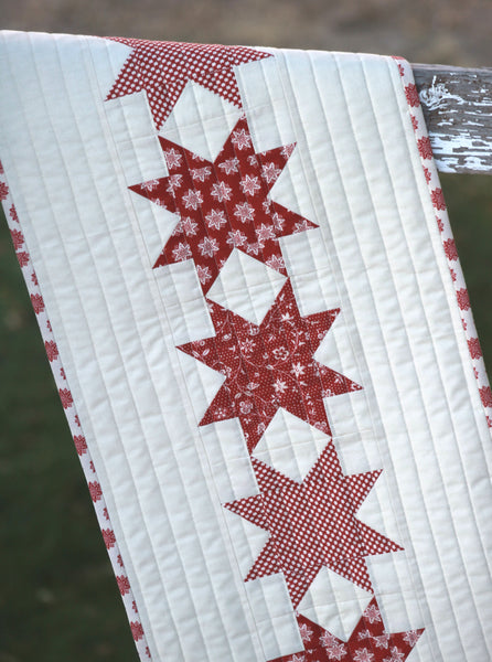 HNH208 Stars Aligned Tablerunner Quilt Pattern ~ PDF Pattern