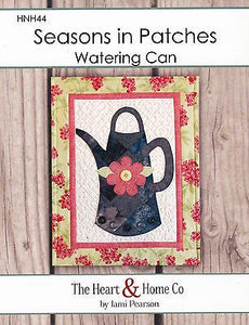 HNH44 Seasons In Patches - Watering Can Paper Pattern