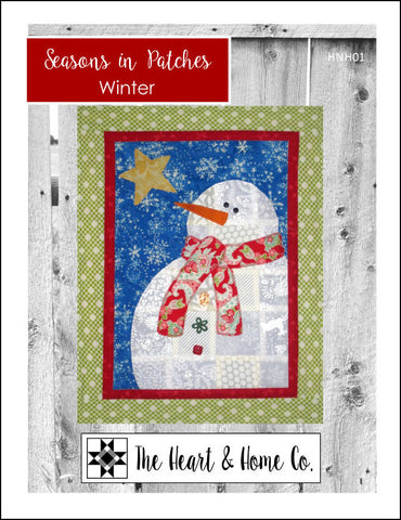 HNH01 Seasons In Patches  Winter Paper Pattern