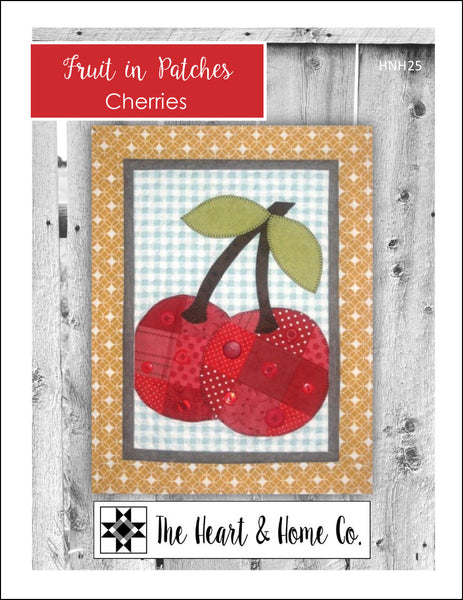 HNH25 Fruit In Patches - Cherries PDF Pattern