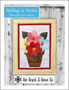 HNH24 Holidays In Patches Flowers for Mom PDF Pattern