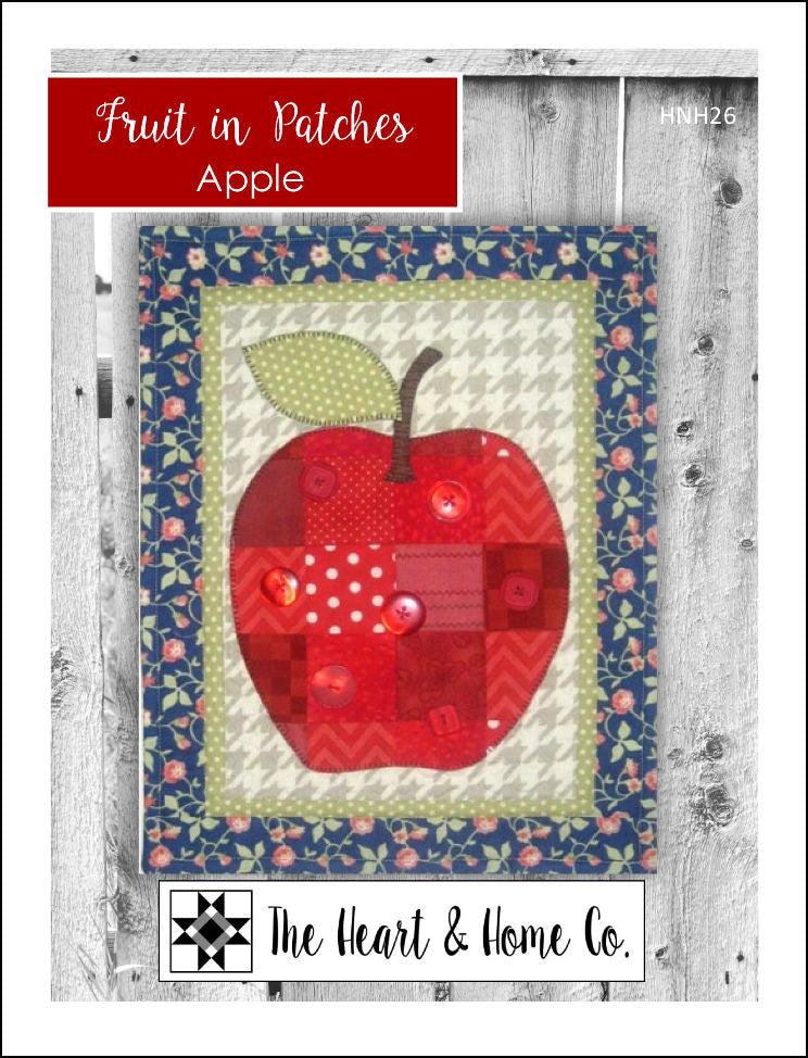 HNH26 Fruit In Patches - Apple PDF Pattern