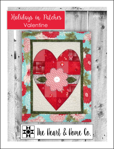 HNH21 Holidays In Patches Valentine Paper Pattern
