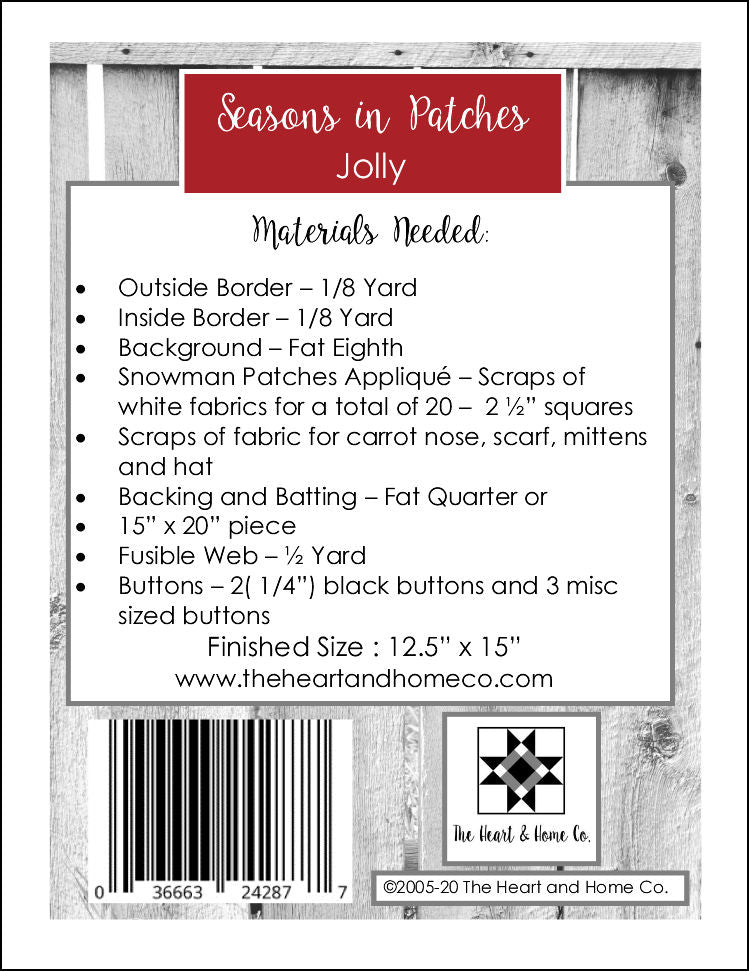 HNH37 Seasons In Patches Jolly Paper Pattern – The Heart and Home Co hnh37-seasons-in-patches-jolly-paper-pattern-the-heart-and-home-co