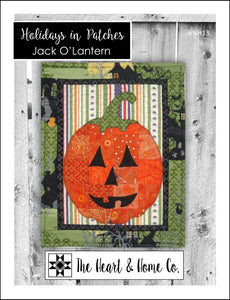 HNH13 Holidays In Patches Jack O'Lantern PDF Pattern
