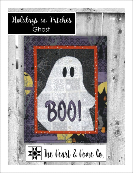 HNH14 Holidays In Patches Ghost  Paper Pattern
