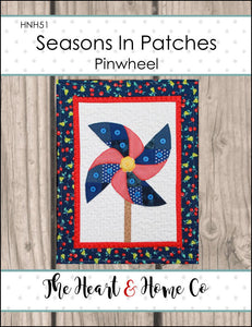 HNH51 Seasons in Patches Pinwheel PDF Pattern